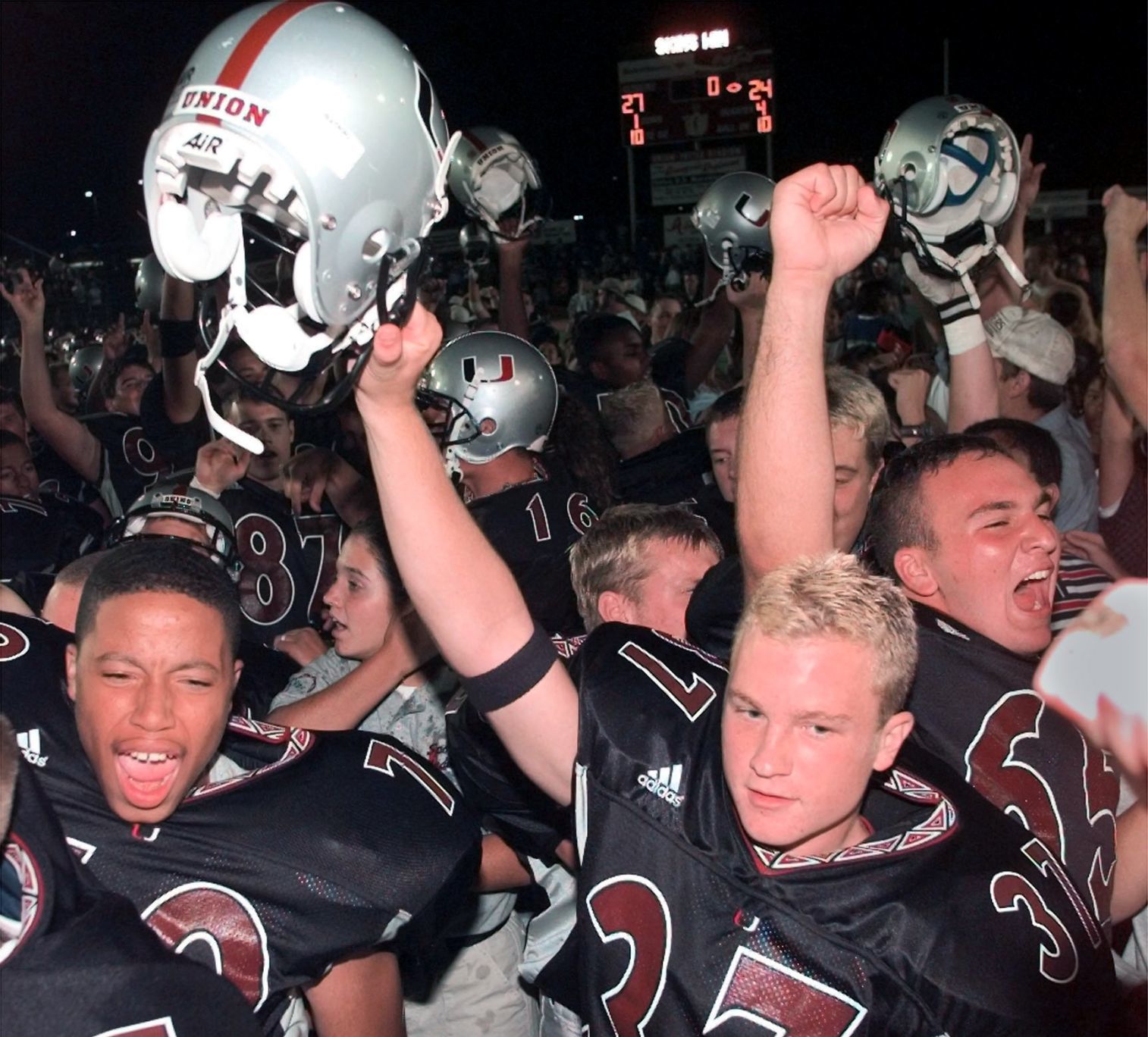 Sept. 17, 1999: Union 27, Jenks 24 OT (regular season)